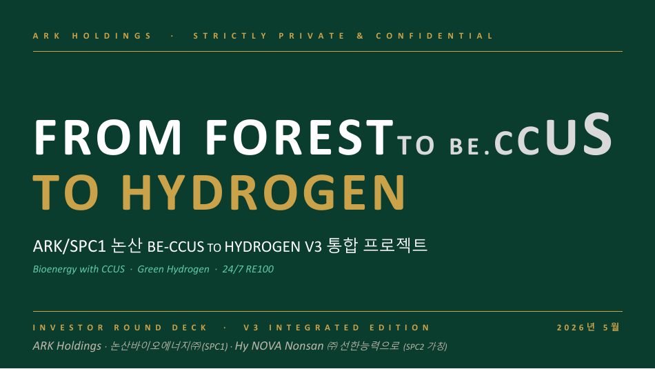 CCUS to H₂ — IR 라운드 덱 (29p)
